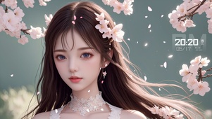 清冷气质美女