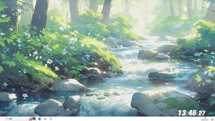夏日小溪