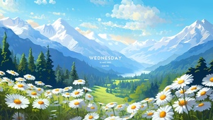 雪山白色邹菊