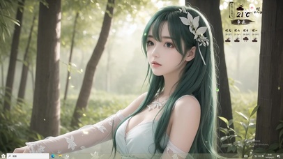 4k性感纯欲森林女神美少女