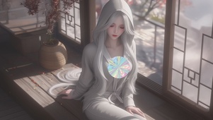 恬静美女