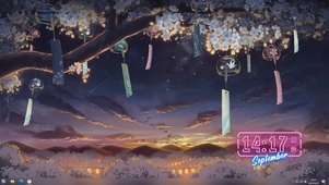 听风铃看日落