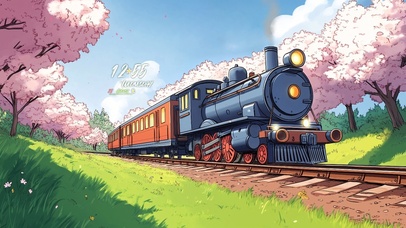 樱花火车