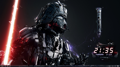 星球大战（含时钟、机械任务栏）