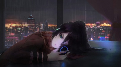 听歌小姐姐音频可视化