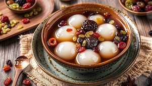 红糖水汤圆