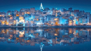 静谧古城夜景