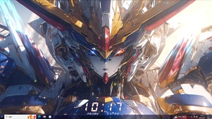 4k 帅气机甲战士 