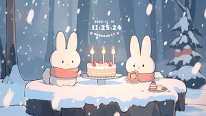 下雪天