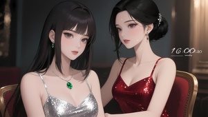 纯欲气质姐妹花