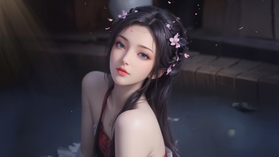 唯美清新水中芙蓉