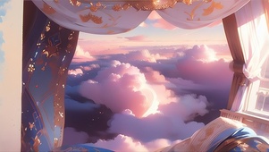 粉色云朵