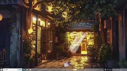 小巷便利店-桌面主题