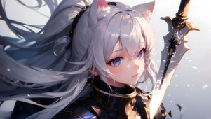 4K 猫儿少女刺客