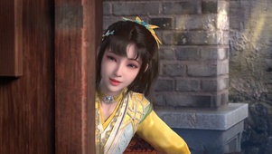 俏皮女孩