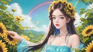 向日葵美女