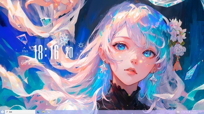 4k动漫女孩主题