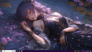 紫色少女