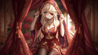 雪墨壁纸丨菲谢尔丨红嫁衣丨