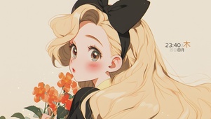 捧花女孩