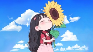 向日葵女孩
