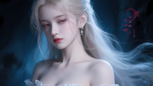 清冷优雅气质美女