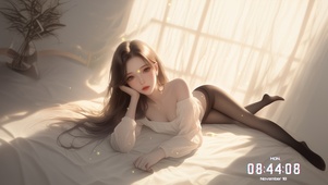 她的气质温婉如风