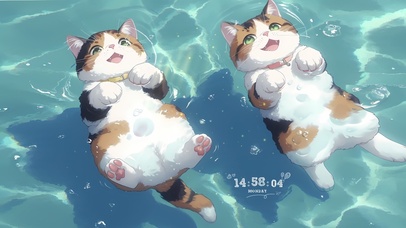 慵懒日光浴猫咪