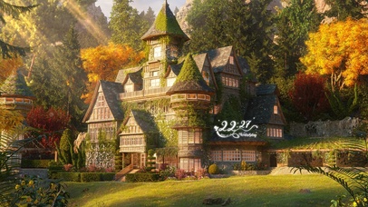 4K唯美治愈庄园房屋