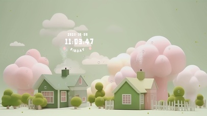 简约3d护眼小屋