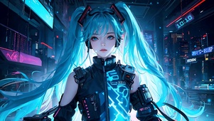 赛博朋克初音