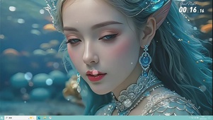 深海美丽的人鱼公主