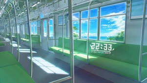 空荡荡的车厢