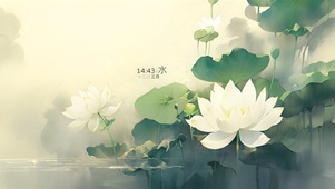 禅意荷花