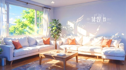 小清新治愈阳光房间