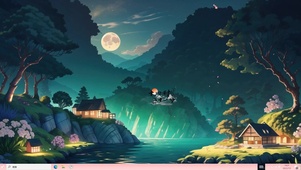 皎洁月光主题壁纸