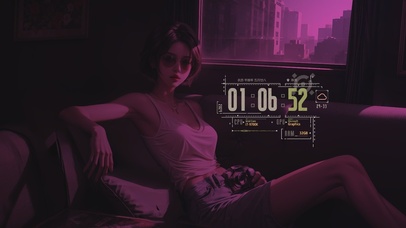 墨镜少女的悠闲时光