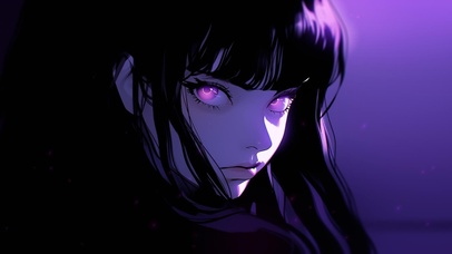 冷酷少女～紫色