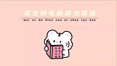 美女的电脑你少看