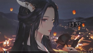 4K 国风动漫美少女主题