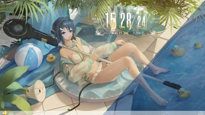 明日方舟羽毛笔（随时间变化）