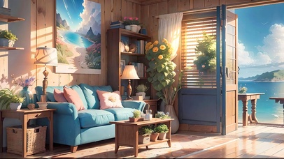 海边的阳光小屋