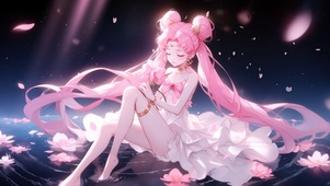 唯美水中少女水冰月