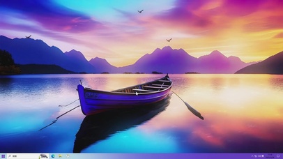 唯美夕阳海景-桌面主题