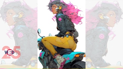 4K性感运动Ai美女插画