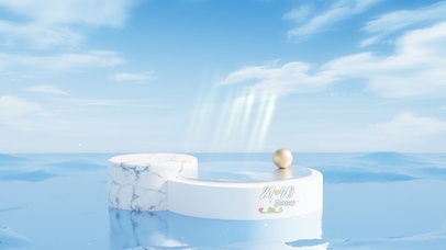 4k 治愈夏日清新水面