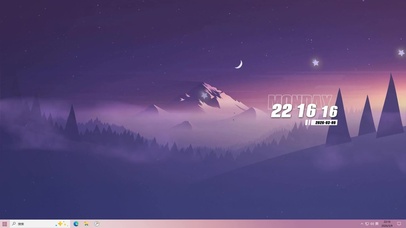 唯美治愈星空景色桌面主题