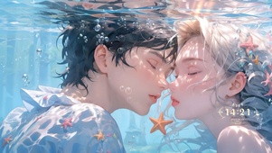 水下接吻情侣