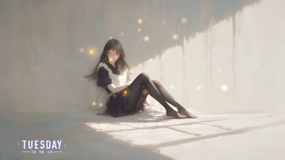 眉眼间有一种令人心动的柔和