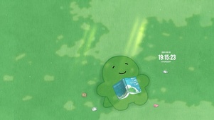 绿色小恐龙 护眼